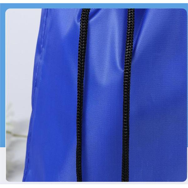 String Closure Custom Logo Nylon Drawstring Bag Backpack Recycled Waterproof Polyester