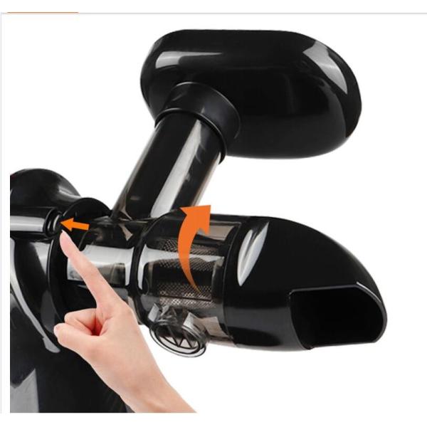 Fruit Vegetable Screw Cold Press Masticating Juice Extractor Filter Free Electric