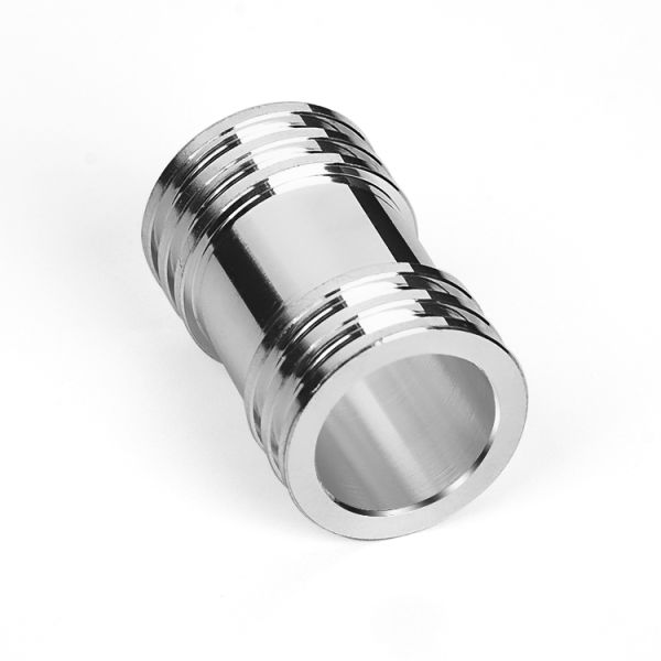 Brass Silver Plated Screw Lock Contact Pin & Socket, Precision CNC Turned Connector Set