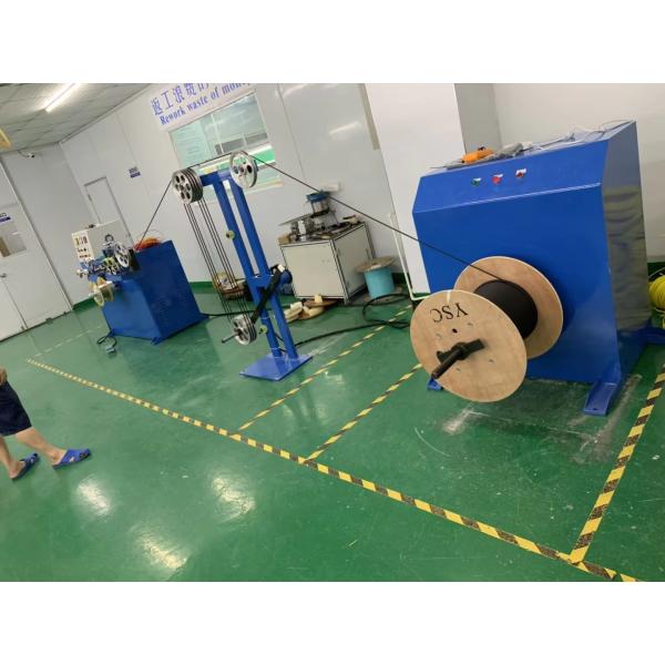 FTTH Drop Cable Cutting Machine Coiling Machine For Outdoor Fiber Optic Patch Cords Production Line