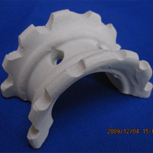 Ceramic Random Packing Super Intalox Saddle Ring For Packing Tower