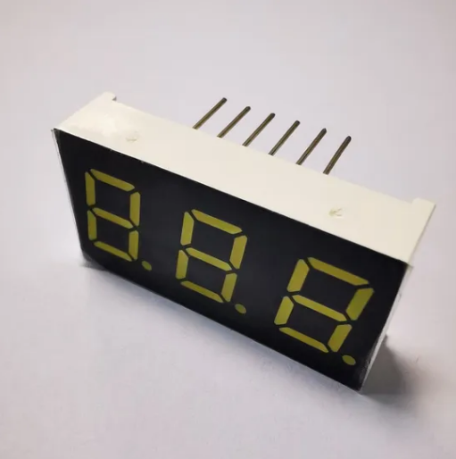 Compact Triple Digit 0.4inch 7 Segment Common Cathode Super Bright Red LED Display for Coffee Maker Machine