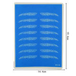 Inkless Rubber Blank Permanent Makeup Tattoo Skin Double Sides