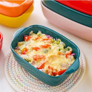 Small Rectangular Ceramic Baking Dish For Oven Ovenware Bakeware