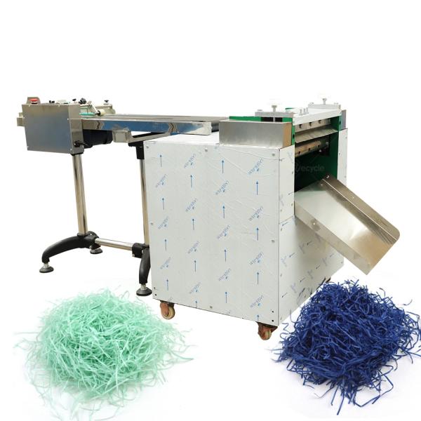 Electric Crinkle Cut Shredded Paper Machine for Gifts Decoration 190kg Machine Weight