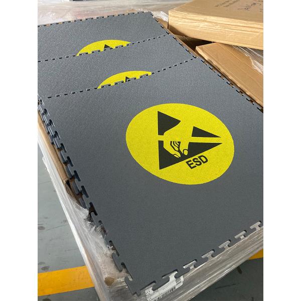 600x600mmx6mm Removable ESD Interlocking PVC Vinyl Floor