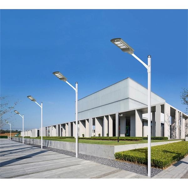 60W Solar Powered Street Lights Solar Battery 16Ah Lithium Energy Saving