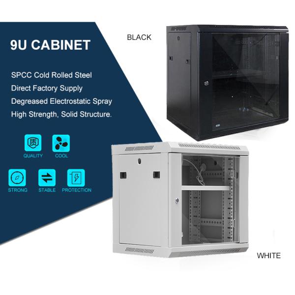 600x600 9u Rack Cabinet ODF Data Center Server Network Cabinets