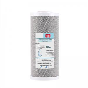 Quality 220V Coconut Shell Charcoal Activated Carbon Block Water Filters Cartridges 10*4.5 inch for sale