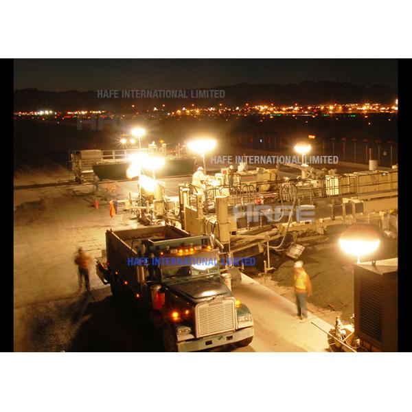 Uniform Anti Glare Lights Temporary Construction With 3600W Metal Halide High Performance