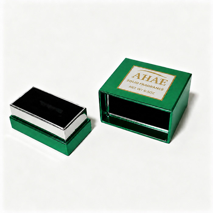 Mini Solid Perfume Lid and Base Gift Box Custom Premium Cosmetic Packaging