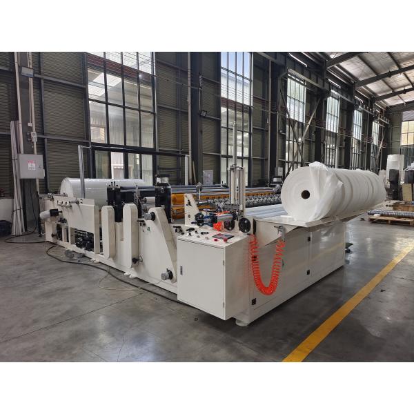 Automatic Jumbo Roll Tissue Slitting Machine And Rewinding Machine For Manufacturing Plants