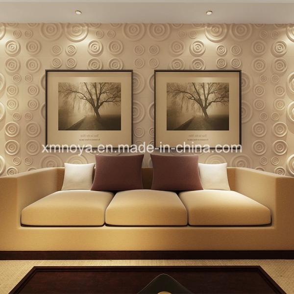 E0 Eco-Friendly 500mmx500mm Acoustic Insulation 3D Wall Panel for Sofa Background
