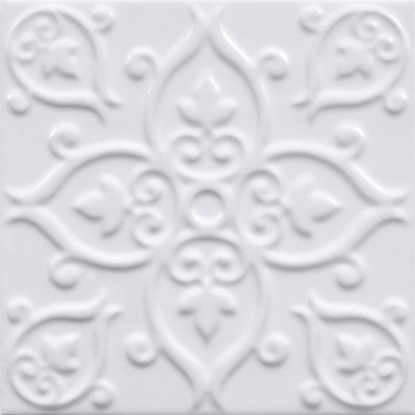 White Ceramic Rustic Tile 20x20cm Indoor Floor Wall Tiles