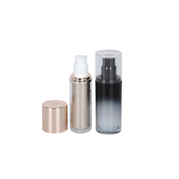 Clear Double Layer Arcylic Makeup Pump Bottle Base Foundation Packaging
