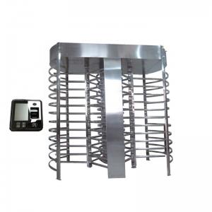 Quality 304SS Full Height Turnstile Gate Automatic Turnstile Gates With Pedestrian Control System for sale