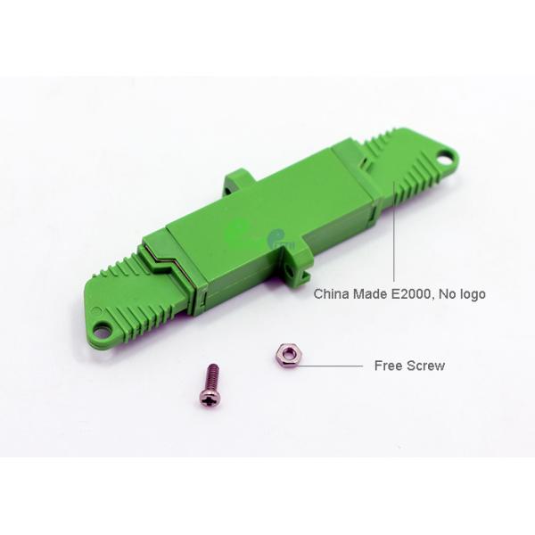 E2000 APC To E2000 APC Fiber Optic Cable Adapter Convenient Bulk Head Simplex