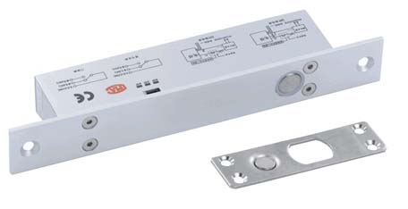 Ultra Low Temperature Electric Drop Bolt Lock , Narrow Panel electric cabinet lock