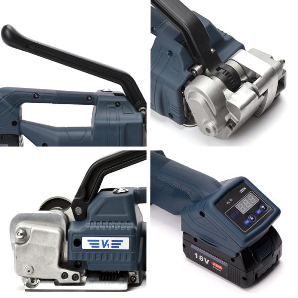 2A Capacity Handled Plastic Electric Strapping Banding Machine For 13-16mm PP/PET Strap