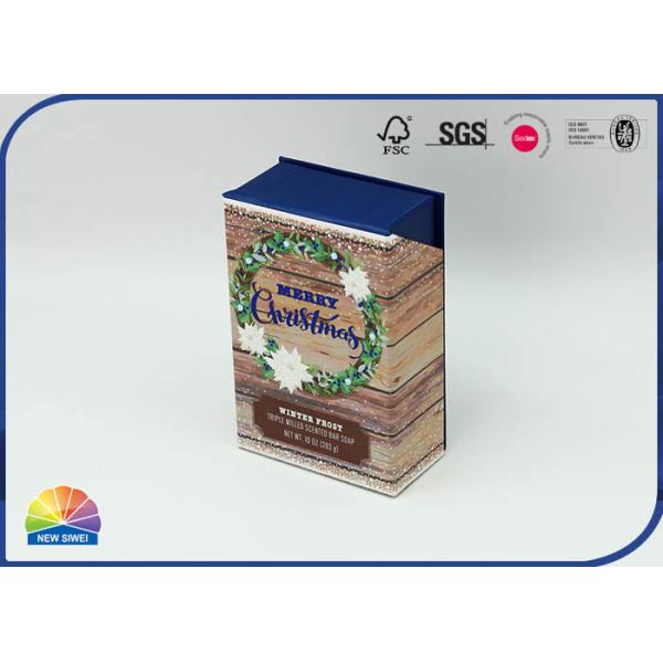 4c Print Origami Wedding Ring package Flip Top stiff paper Box