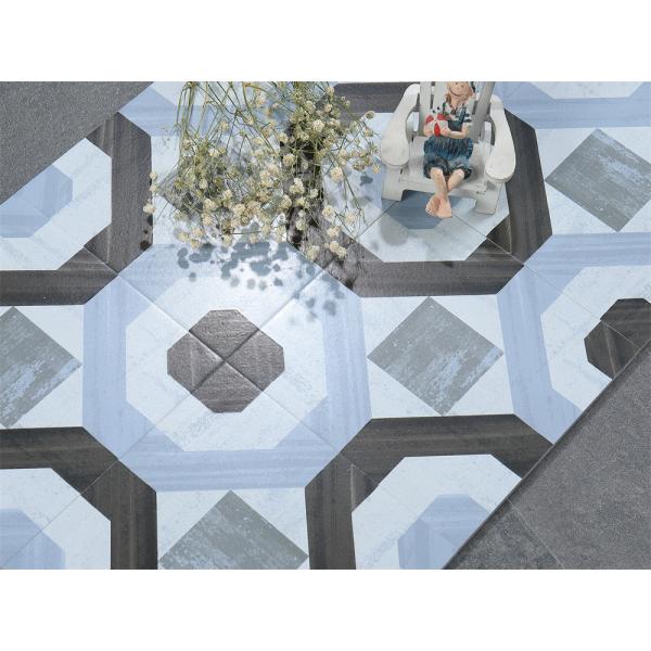 Blue 20x20cm Ceramic Rustic Tile for Wall and Floor