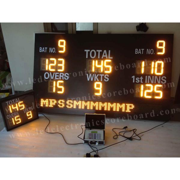 Customized Design LED Cricket Scoreboard With Mini Repeater 1200mm*2000mm*100mm