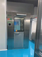 YANING Cleanroom Air Shower Room Automatic Sliding Door Electronic Interlock