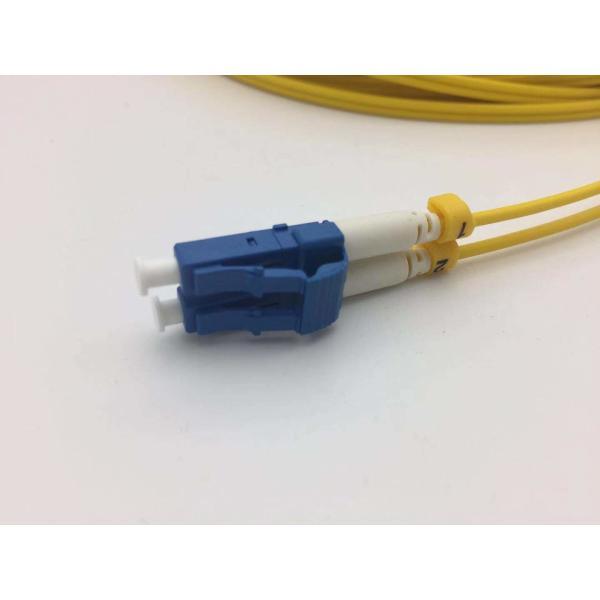 LSZH Jacket Fiber Optic Patch Cable Short Mini Boot LC To LC Duplex Long Lifespan