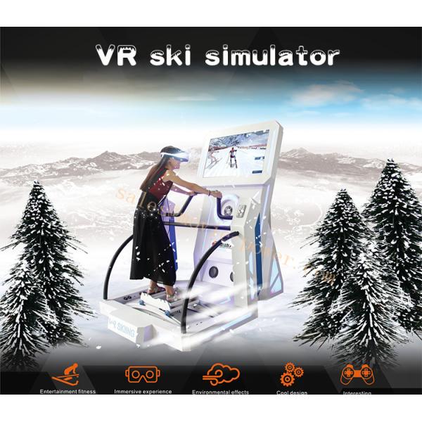 Amusement Skiing Virtual Reality Simulator Playground Equipment