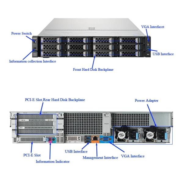 Intel Xeon Scalable processors Inspur NF5270M6 2U Rack Server without Private Mold