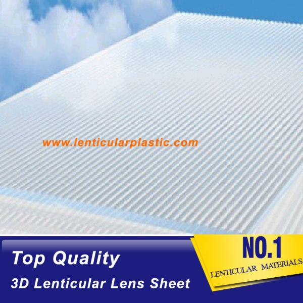 25 lpi 3d plastic sheets with lenticular lens array 4mm thickness large lenticular sheet without adhesive backing