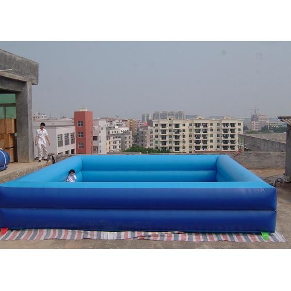 Custom Durable Backyard Inflatable Water Ball Pool Square / Round Shape For Kids Play