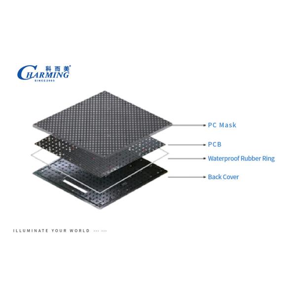 Moistureproof Dance Floor LED Screen Anti Scratch AC180-240V