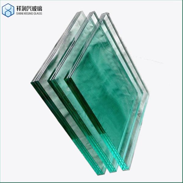 Solid Structure Customization Colored Transparent Laminated Glass for Decoration
