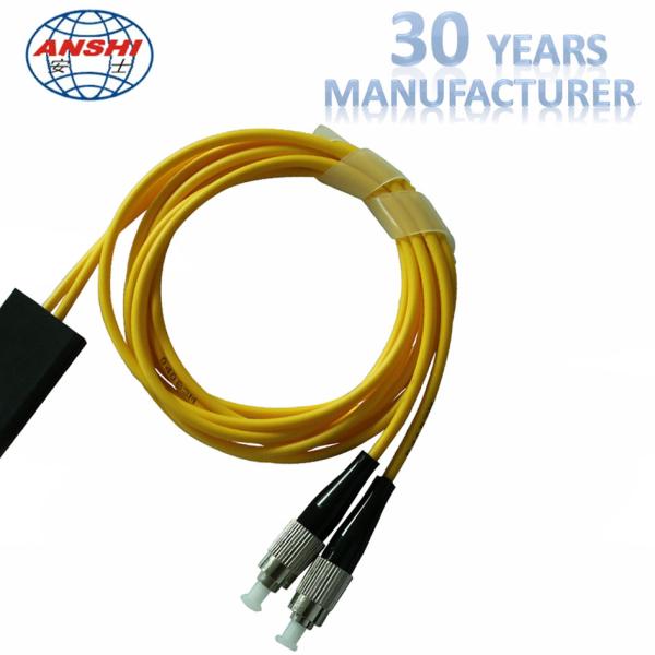 SC / UPC SC / APC PLC Fiber Optic Splitter 1x2 Cassette Type