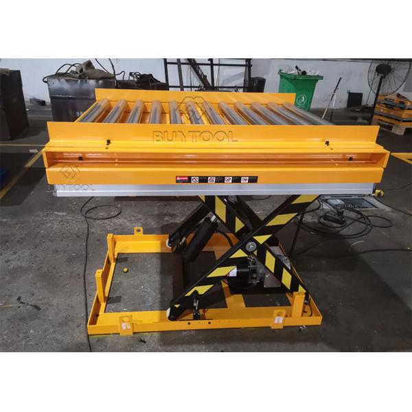 Mobile Semi Electric Portable Hydraulic Lift Table Platform