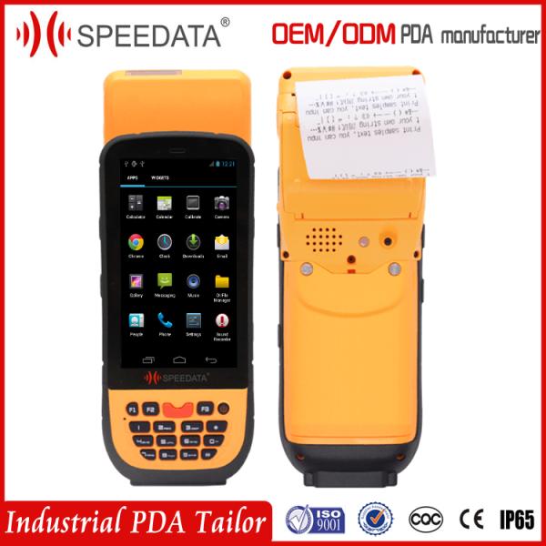 4G Sim Wifi GPS Android PDA Terminal Printer 2D Barcode Scanner Handheld Mobile Phone Wireless with 4.5inch Touch Screen