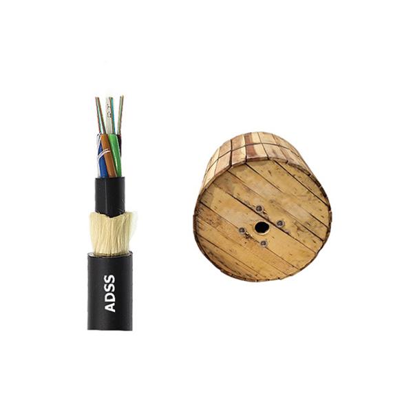 All - dielectric Self supporting Outdoor Fiber Optic Cable 144core ADSS Singlemode Span 200m