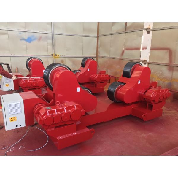 40 Ton PU Self - Aligning Tank Turning Rolls Wind Tower Welding Rollers