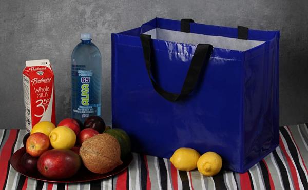 heavy duty laminated grocery shopping bags totes