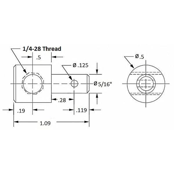 Pivot Threads Cable End Fittings Agriculture Steering Engine Throttle Controller