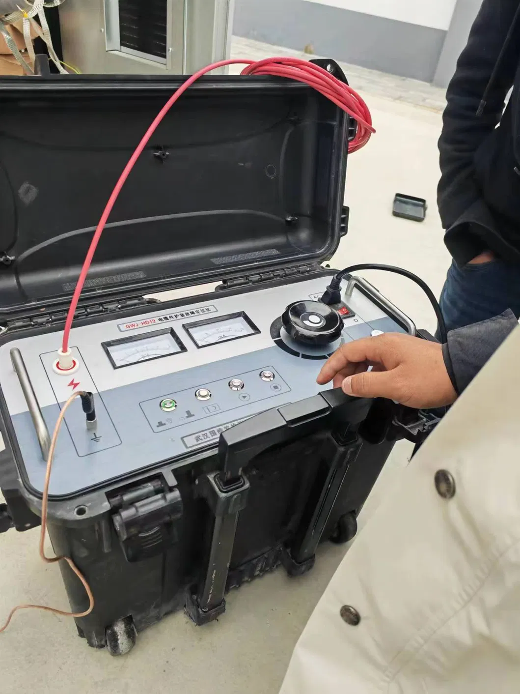 10kv DC Hipot Test Step Voltage Method Cable Outer Sheath Fault Locator