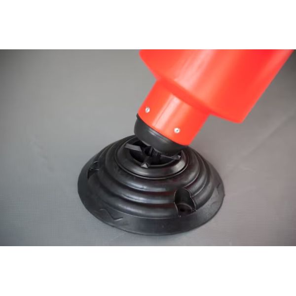 Chile Warning Spring Post 830mm Orange blue Flexible Traffic Bollard Reflective Road 1.7kgs Delineator Post for road construction diviner