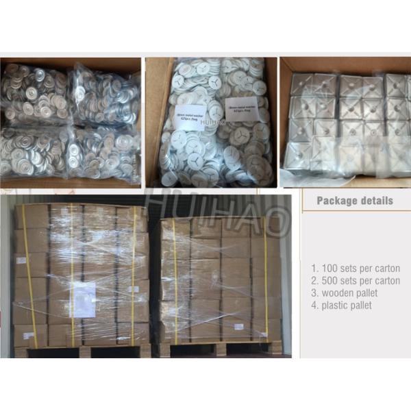 Square Insulation Self Locking Washer For Fasten Insulation Place