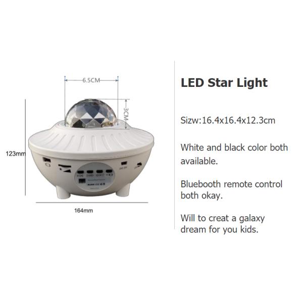 2 AAA Ocean Wave Projector Lamp Dimmable 50000hrs With remote control
