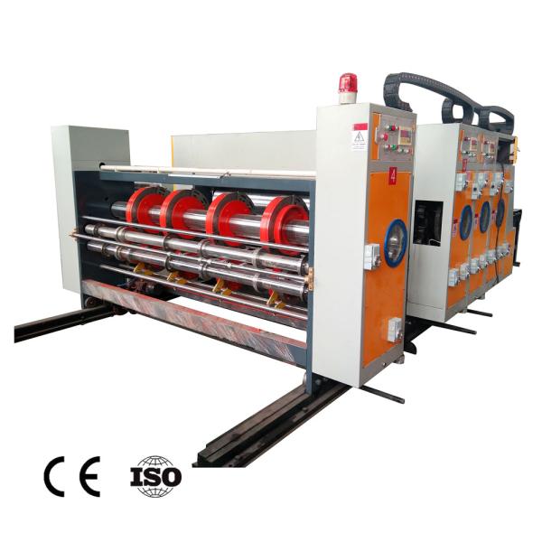 Computerized Corrugated Slotting Machine , Flexo Printing Machine For Corrugated Carton