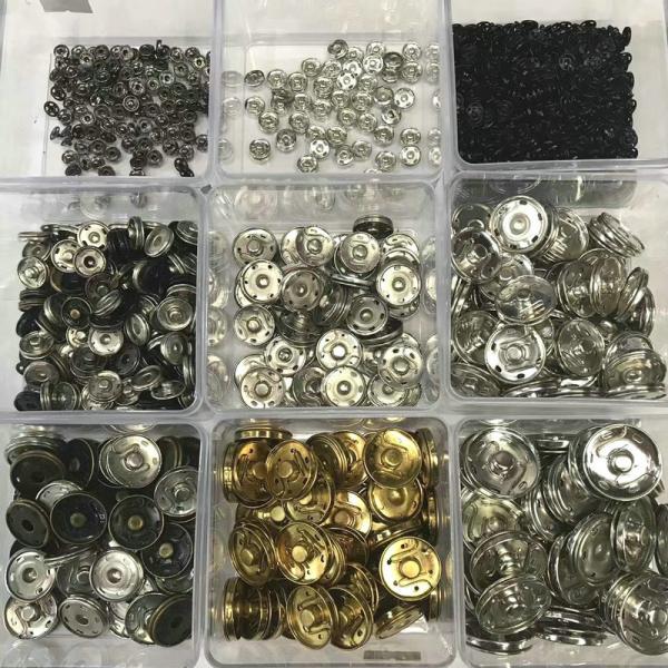 2021 Metal button factory Spring press button Snap Fasterner
