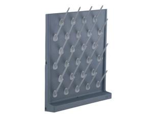 China Science Lab Equipment Laboratory Pegboard Drying Rack Single Face PP Drip Shelf on sale