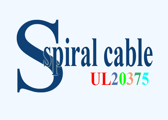 Precision Microcontroller Spiral Cable UL AWM Style 20375, Rated 105C 300V Cable Flame