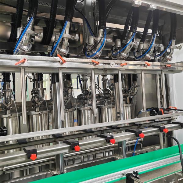 Automatic Linear Type Piston Pump 100ml-5L Coconut Oil Filling Machine